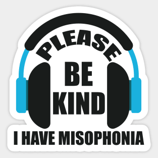 Misophonia Awareness Headphones Sticker